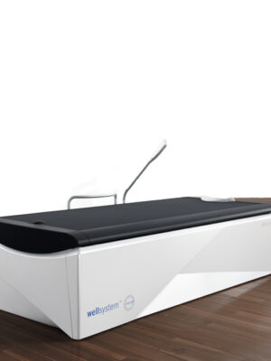 Dry hydromassage bed